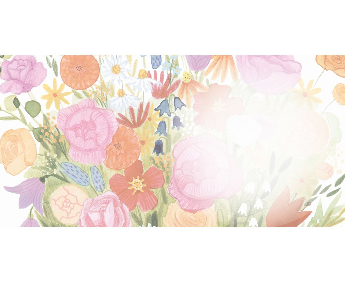 Greeting card Bunch of Flowers, 1 pc.